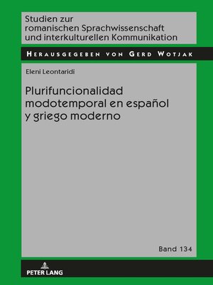 cover image of Plurifuncionalidad modotemporal en español y griego moderno